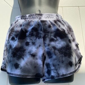 Terez Black and Gray Athletic Shorts